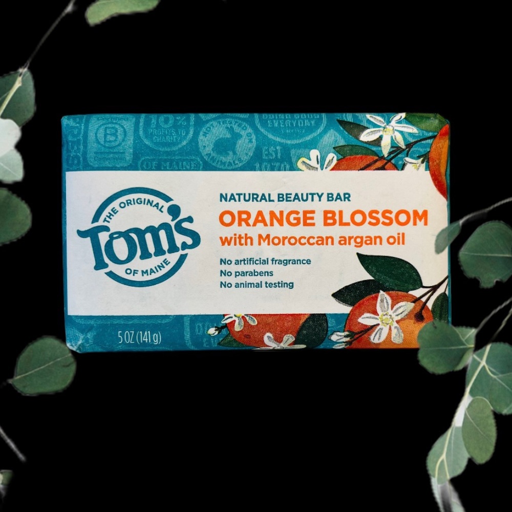 Orange Blossom Natural Beauty Bar Tom's Of Maine Bar Soap 5 Oz Each - Picture 4 of 9